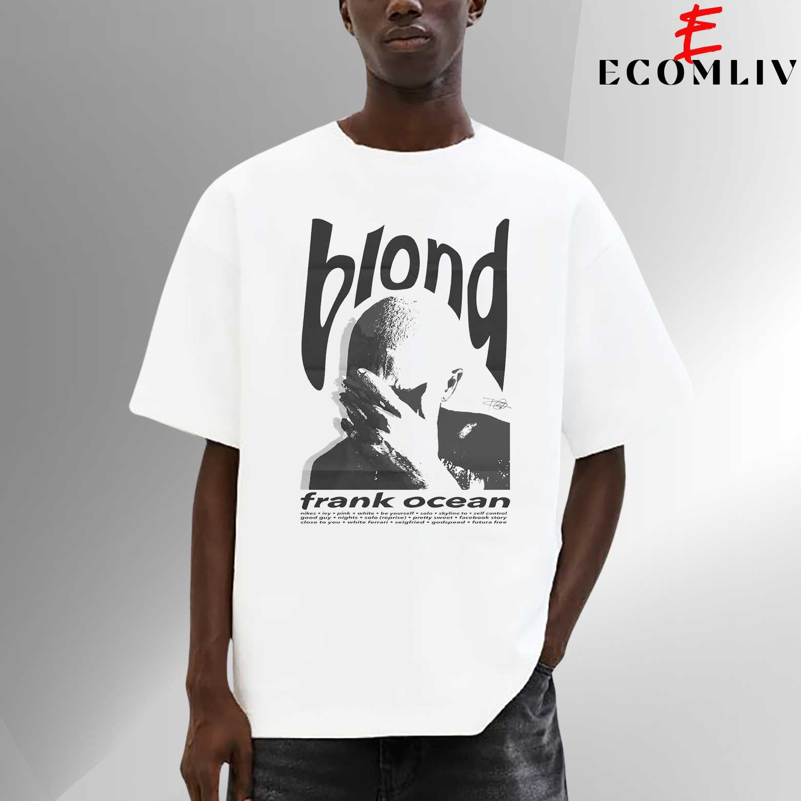 Frank Ocean Tour T-Shirt, Blonde Album Shirt, R&b Concert Merch